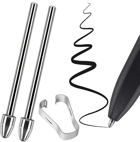 Miimall Pen Tips for Remarkable 2 Paper Tablet Pen, Metal Replacement with 2 Tips/Nibs & 1 Tweezer - Silvery