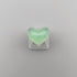 Personalized Cute Love Heart Keycap, Handmade OEM Profile Keycap for Mechanical Keyboard MX Switch (Green)
