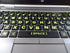 Sovereign GA 194 Set 3 Keyboard Stickers piece with Big Luminescent Extra Large Symbols. Yr. Warranty. Will Not Wear