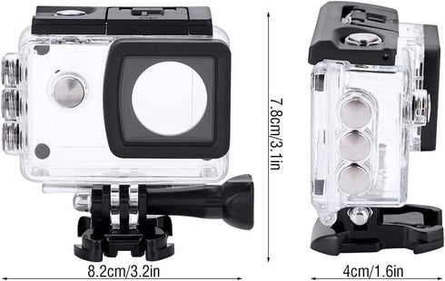 Waterproof Housing Case for SJAM SJ5000/SJ5000 WiFi/SJ5000 Plus, Diving Protective Housing Shell for SJAM