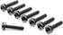 Replacement Screws - 1 Set of Metric Screws (Model RS-198358) Pan Head - Philips Drive - Black Plated (Pack of 8)