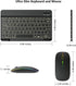 Backlit Bluetooth Keyboard and Mouse Combo, Ultra Slim Wireless for iPad Air Pro Mini, iPhone, Android, Rechargeable,