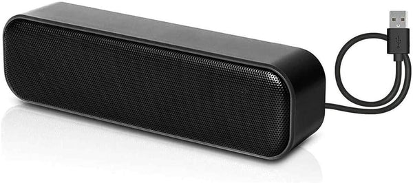 HONKYOB USB Computer Speakers,Laptop Speakers Wired USB Powered,Portable Mini Sound Bar PC Speakers