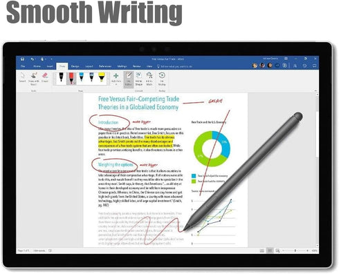 DQ100 Stylus Pen for Microsoft Surface, Compatible with Surface Pro 9/8/X/7+/6/5/4/3, Surface Go, 4096 Levels Pressure