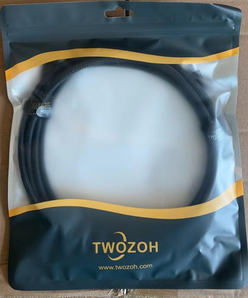 Twozoh USB C to USB C 3.2 Gen 2 Cable 10FT, 20Gbps Data Transfer, 100W PD Fast Charging, 4K Video Output (Black)