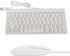 Ultra Thin USB Wired Keyboard, Mini Portable Plug and Play Keyboard with Optical Mouse Set for PC Laptop