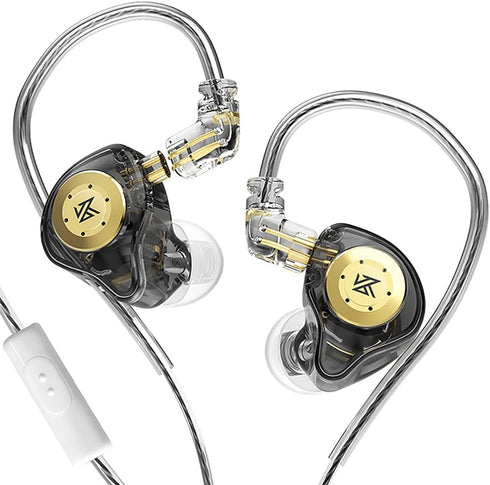 erjigo EDXPro KZ EDX in-Ear Monitors, HiFi Stereo IEM Wired Noise Isolating Sport Earbuds with Detachable Cable for