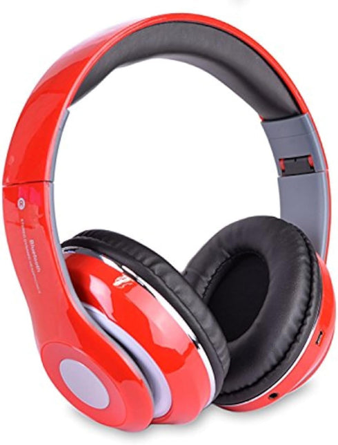 Altatac Bluetooth Rechargeable Over Ear Headset Foldable Wireless Wired Headphones with Memory Card