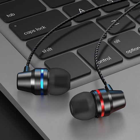 5 Packs Wired Earbuds with Microphone, Deep Bass Clear Sound, Tangle Free, Noise Isolating, Fits 3.5mm Jack for iPhone