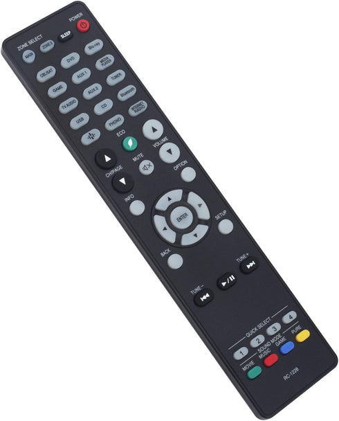 RC-1228 Sub Replacement Remote for Denon Integrated Network AV Receiver, Fits Multiple Models