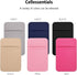 Self Adhesive Card Holder Stick On Wallet Sleeve for Cell Phone with Adhesive RFID Card Holder for iPhone Android 2
