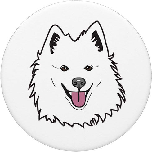 American Eskimo Dog PopSockets: Swappable Grip for Phones & Tablets PopGrip