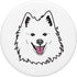 American Eskimo Dog PopSockets: Swappable Grip for Phones & Tablets PopGrip