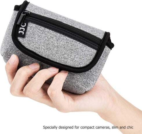JJC Compact Camera Case Travel Pouch Sleeve for Sony ZV-1 II, ZV1II, ZV1F, ZV-1F, ZV1, RX100 VII, VI, VA, Canon G7X,