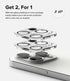 Ringke Camera Glass Protector for iPhone 15 Pro Max, Tempered Glass Cover - 2 Pack