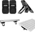 Bewudy 2 Pcs Portable Keyboard Stand, Dual Tilt Angle Adjustment, Foldable Laptop Riser,