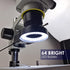 Light Microscope LED Ring Illuminator, Adjustable 64 LEDs Ring Light for Monocular, Binocular, Trinocular Lab