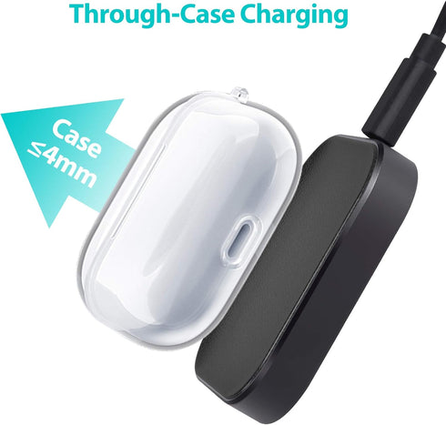 AirPods Pro Wireless Charging Station for AirPods 4 (with Active Noise Cancellation)/3rd/2nd, Black