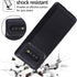 Samsung Galaxy S10 Wallet Case by NKECXKJ, PU Leather, Shockproof Flip Cover with Card Holder & Screen Protector, Black