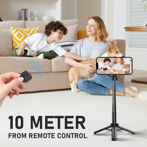 ehnoge 2025 4 1 360 New in Multifunctional Magnetic Selfie Stick, Universal Rotation Phone Tripod with Remote Control