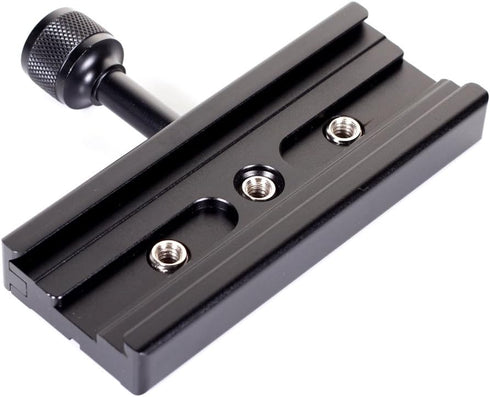Hersmay 120mm Arca-Swiss Quick Release Plate with QR Clamp Adapter with 3/8" 1/4"