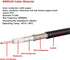 XRDS -RF 35ft SMA Male to Female Coax Cable - Low Loss KMR240 Pure Copper Coaxial Cable for SDR Equipment