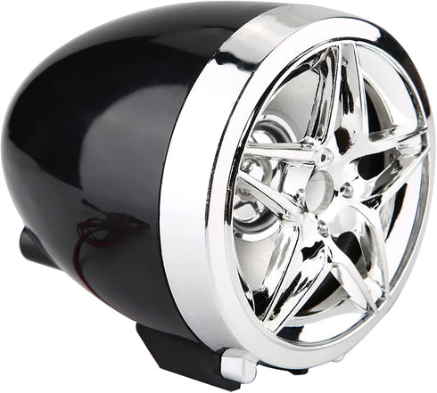 KIMISS MP3 Motorcycle Speakers - Audio Sound System with Amplifier, BT Player, USB & Memory Card Support