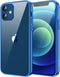 JETech Case for iPhone 12 Mini 5.4-Inch, Non-Yellowing Shockproof Bumper Cover with Anti-Scratch Clear Back - Blue