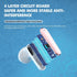 Wireless Headphones, Bluetooth 5.2 ENC 3D Stereo Audio, IPX7 Waterproof in-Ear Headset for Sport with Charging Case