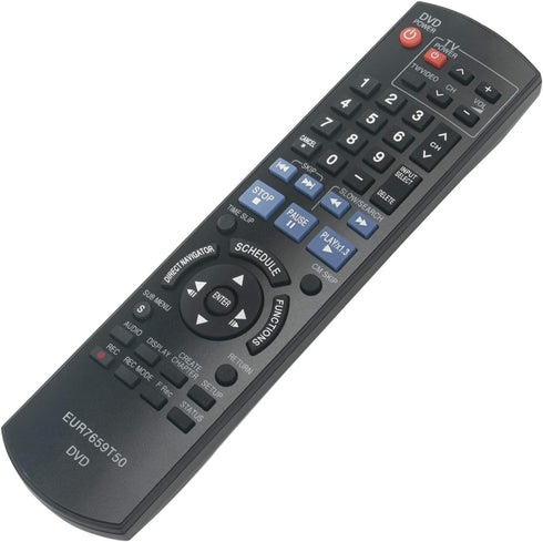 EUR7659T50 Replaced Remote Control for Panasonic DVD Recorder Diga DMR-EZ17