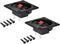 uxcell 2 Ways Spring Push Release Speaker Terminal Clip Connector Audio Cable Terminals Block Black Red WP2-7 2Pcs