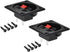uxcell 2 Ways Spring Push Release Speaker Terminal Clip Connector Audio Cable Terminals Block Black Red WP2-7 2Pcs