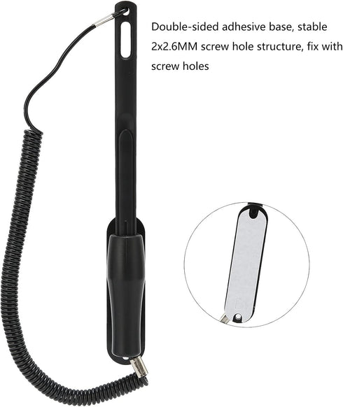 Resistive Touchscreen Pen, Car Navigator Touch Stylus Painting Pen, Proof Touchscreen Stylus with Spring Rope Fixing
