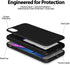 GOOSPERY iPhone 8 Plus Case, Wallet Case with Card Holder, Protective Dual Layer Bumper, Black