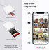 Hididi Sd Card Reader for iPhone iPad Camera,Dual Card Slot Memory Card Reader Supports SD and TF Card Trail Camera