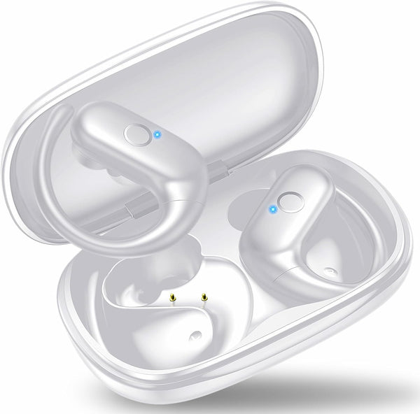 xiwxi Wireless Earbuds Bluetooth Headphones,Over Ear Buds for Sport with Deep Bass
