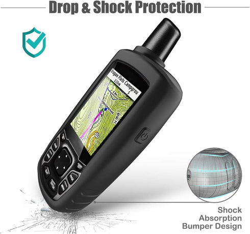 TUSITA 62 62s 62st 62sc 62stc 64 64s 64st 64sc 64x 64sx 64csx 65 65s Case Compatible with Garmin GPSMAP - Silicone