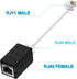 Phone Jack to Ethernet Cable Adapter, RJ45 Female to RJ11 Male for Landline Telephone Service (2 Pack)