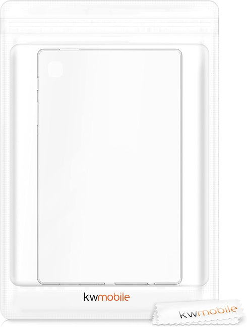 kwmobile Case for Samsung Galaxy Tab A7 Lite 8.7 (2021), Soft TPU Back Protector Cover, Transparent