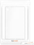 kwmobile Case for Samsung Galaxy Tab A7 Lite 8.7 (2021), Soft TPU Back Protector Cover, Transparent