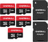 EASTBULL 4GB 5-Pack of Micro SD Cards, 4GB SD Cards Pack Full HD