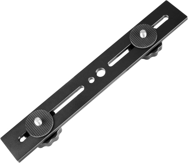 Neewer 8"/20.3cm Dual Camera Mount Tripod Bracket for 3D Stereo Photography