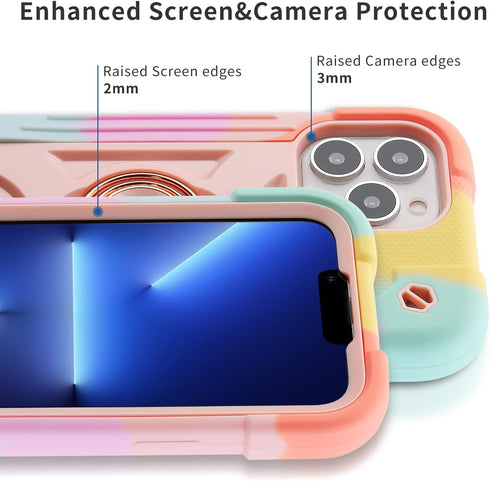MARKILL iPhone 13 Pro Max Case - 6.7 Inch Heavy-Duty Military Grade Shockproof Cover with Magnetic Car Mount