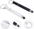 Mikikit Mini Stylus Pen, 24 Pcs Keychain Stylus Pen, Ballpoint Pen, Tablet Stylus, Touchscreen Stylus Pen with Keyring