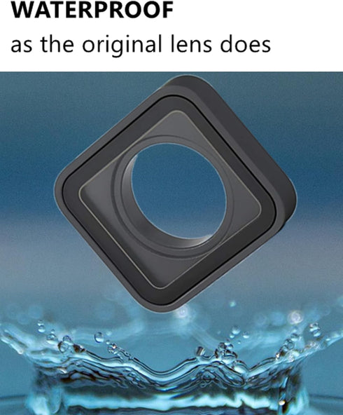 Replacement Lens Cover for Gopro Hero 5/6/7, Protective Glass Lens Repair Parts Compatible with Gopro Hero 5 6 7 Black