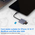 YGKSAA 1PCS iPhone15 16 17, USB C to SD Card Reader, Supports SD and TF Memory Cards, Upgraded with a Metal casing