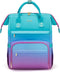 LOVEVOOK Gradient Laptop Backpack for Women,15.6 Inch Work Computer Bakcpack Purse Laptop