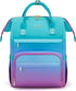 LOVEVOOK Gradient Laptop Backpack for Women,15.6 Inch Work Computer Bakcpack Purse Laptop