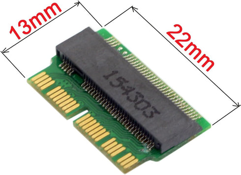 JSER 12+16pin 2014 2015 to M.2 NGFF M-Key AHCI SSD Convert Card for A1493 A1502 A1465 A1466