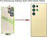 Galaxy S24 Ultra Back Glass Replacement, 5G Back Glass Cover with Pre-Installed Camera Lens & Adhesive - Yellow Gold